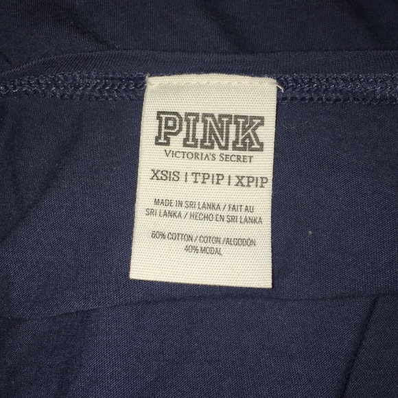 PINK by Victoria’s Secret Workout Top, Navy - Picture 3 of 3